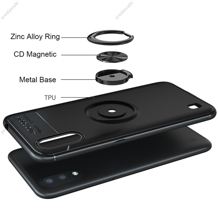 Чохол Samsung Galaxy A01 (A015) Deen під магнітний тримач чорний