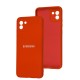 Чохол Samsung Galaxy A03 (A035) Full camera червоний