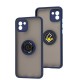 Чохол Samsung Galaxy A03 (A035) LikGus Edging Ring синій