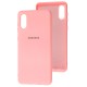Чохол Samsung Galaxy A02 (A022) Silicone Full рожевий / pink