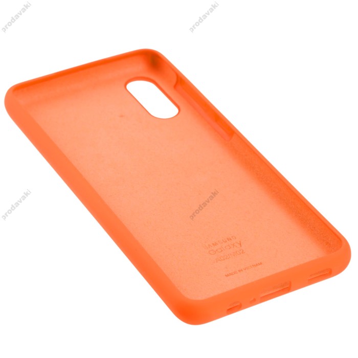 Чохол Samsung Galaxy A02 (A022) Silicone Full помаранчевий