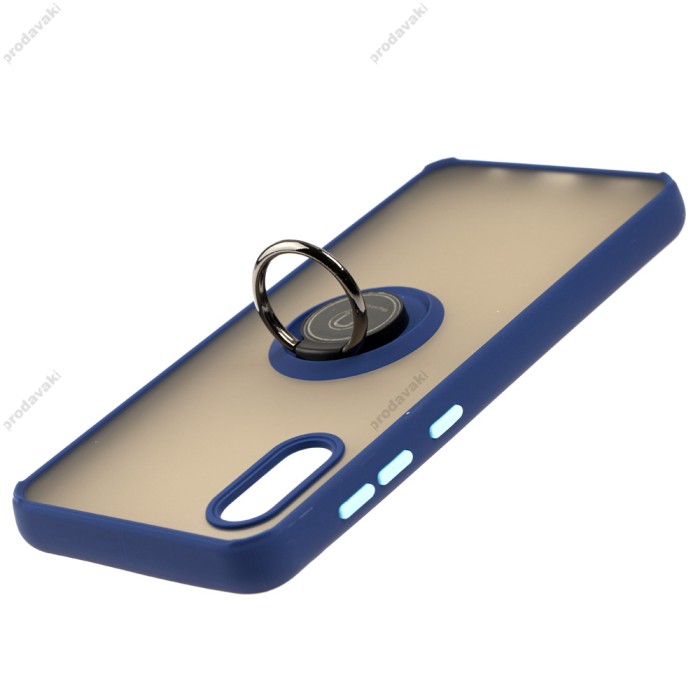 Чохол Samsung Galaxy A02 (A022) LikGus Edging Ring синій