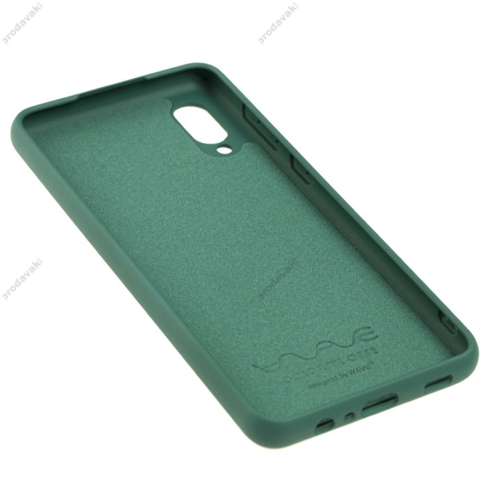Чохол Samsung Galaxy A02 (A022) Wave colorful зелений