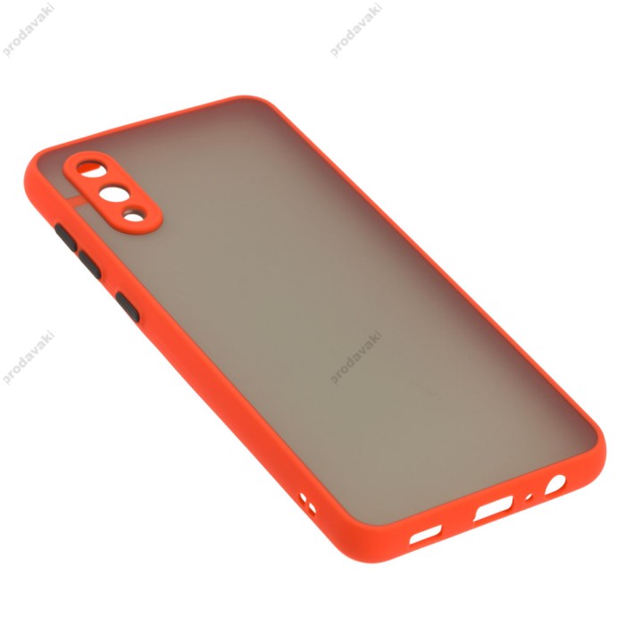 Чохол Samsung Galaxy A02 (A022) LikGus Totu camera protect червоний