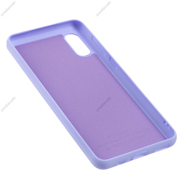Чохол для Samsung Galaxy A02 (A022) Silicone Full бузковий / dasheen