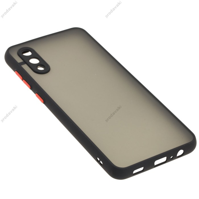 Чохол Samsung Galaxy A02 (A022) LikGus Totu camera protect чорний / червоний