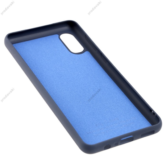 Чохол Samsung Galaxy A02 (A022) Silicone Full темно-синій / midn blue