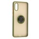 Чохол Samsung Galaxy A02 (A022) LikGus Edging Ring зелений