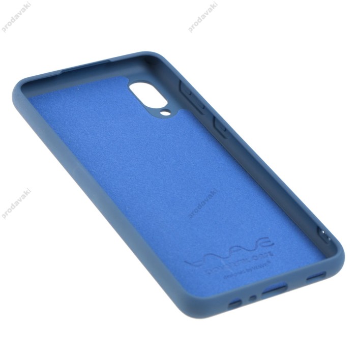 Чохол Samsung Galaxy A02 (A022) Wave colorful синій