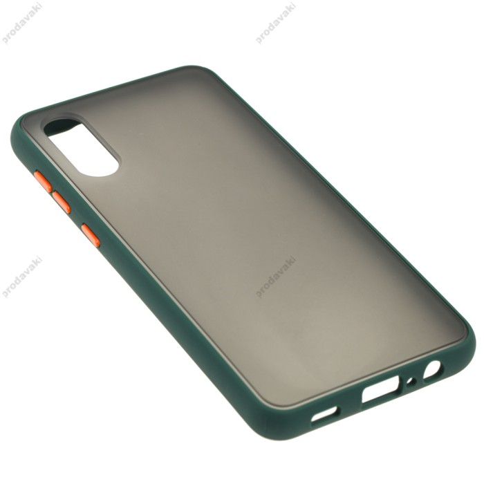 Чохол Samsung Galaxy A02 (A022) LikGus Maxshield оливковий