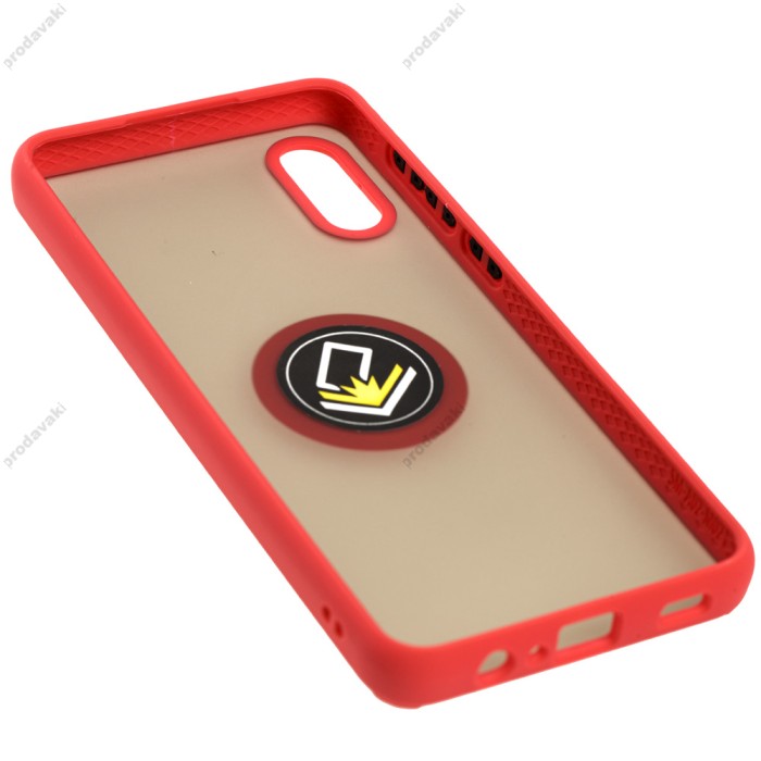 Чохол Samsung Galaxy A02 (A022) LikGus Edging Ring червоний