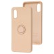 Чохол Samsung Galaxy A02 (A022) WAVE Color Ring рожевий / pink sand