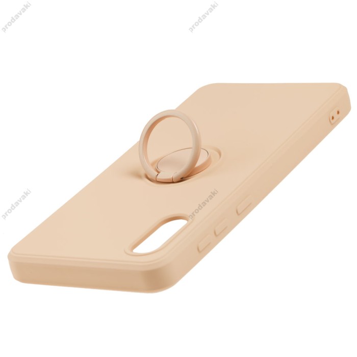 Чохол Samsung Galaxy A02 (A022) WAVE Color Ring рожевий / pink sand