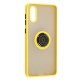 Чохол Samsung Galaxy A02 (A022) LikGus Edging Ring жовтий