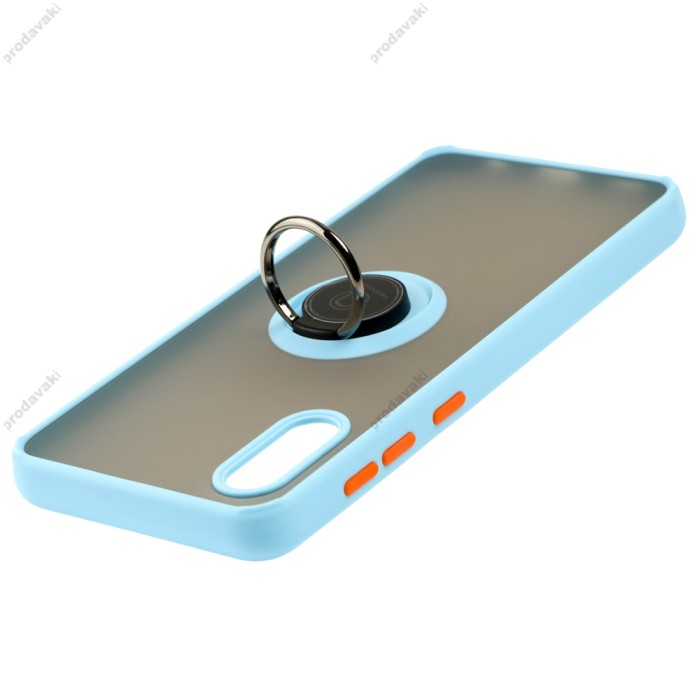 Чохол Samsung Galaxy A02 (A022) LikGus Edging Ring бірюзовий
