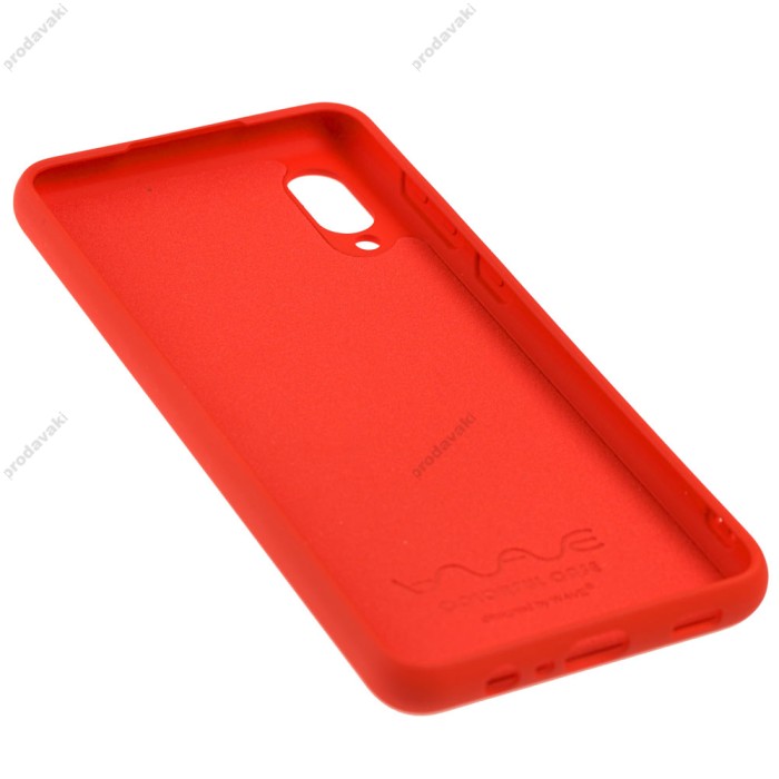 Чохол Samsung Galaxy A02 (A022) Wave colorful червоний