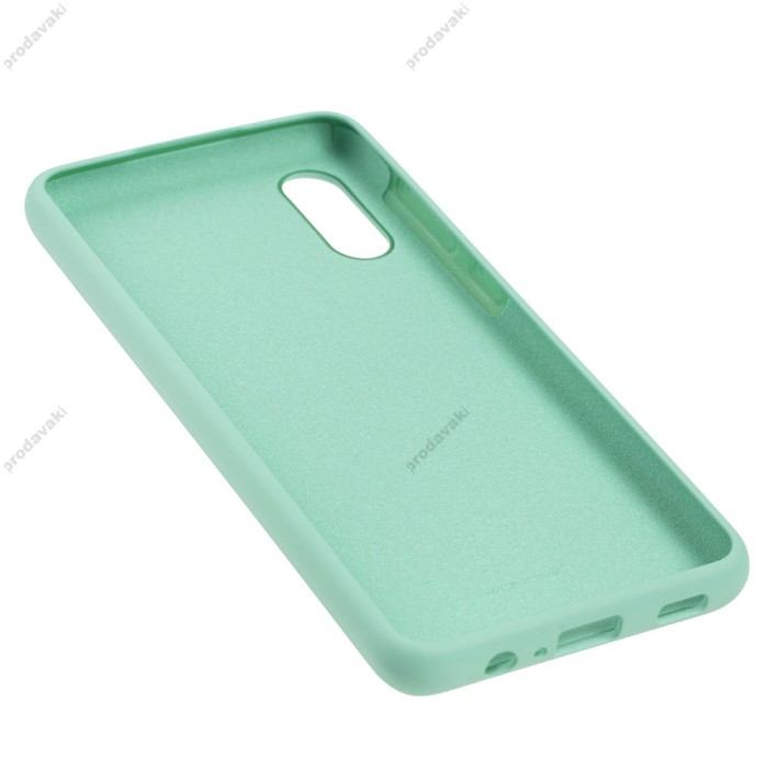 Чохол для Samsung Galaxy A02 (A022) Silicone Full бірюзовий / ice blue