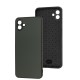 Чохол для Samsung Galaxy A04 (A045) Graphite carbon forest green
