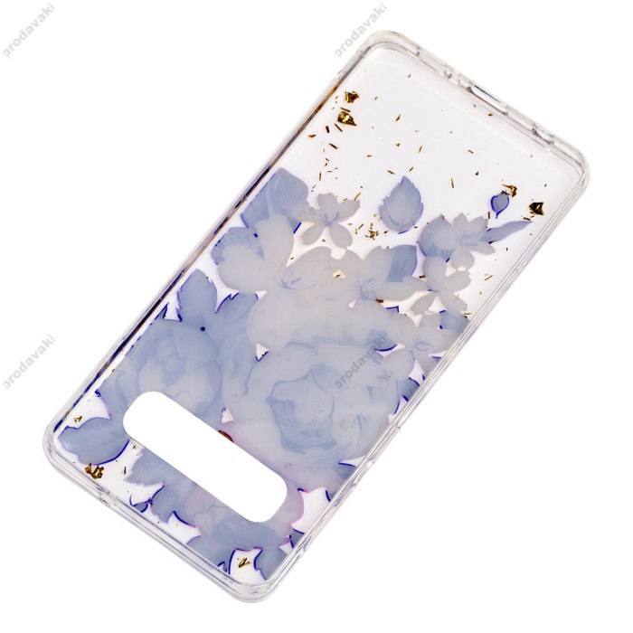 Чохол для Samsung Galaxy S10+ (G975) Flowers Confetti "півони"