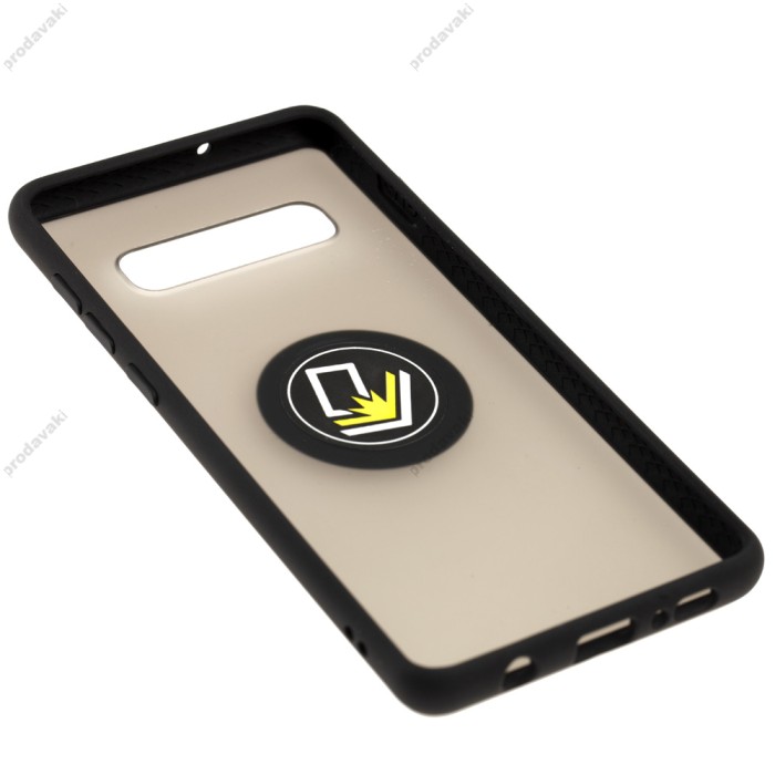 Чохол Samsung Galaxy S10+ (G975) LikGus Edging Ring чорний