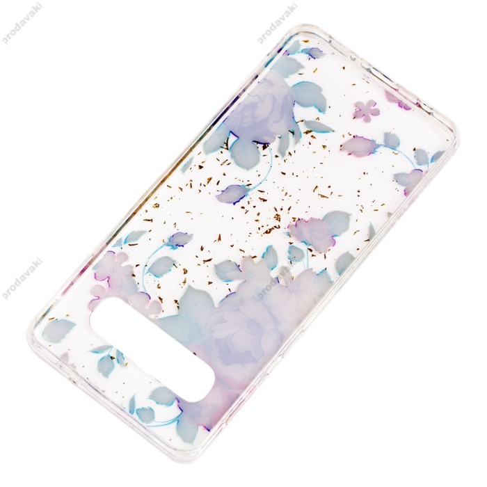 Чохол Samsung Galaxy S10+ (G975) Flowers Confetti "квіти"