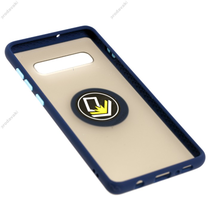 Чохол Samsung Galaxy S10+ (G975) LikGus Edging Ring синій
