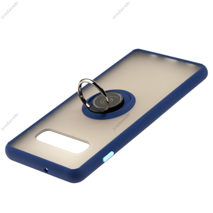 Чохол Samsung Galaxy S10+ (G975) LikGus Edging Ring синій