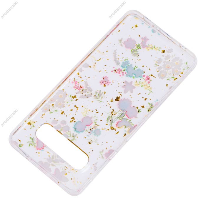 Чохол Samsung Galaxy S10+ (G975) Flowers Confetti "польові квіти"