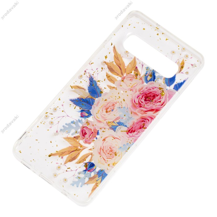 Чохол для Samsung Galaxy S10 (G973) Flowers Confetti "кущова троянда"
