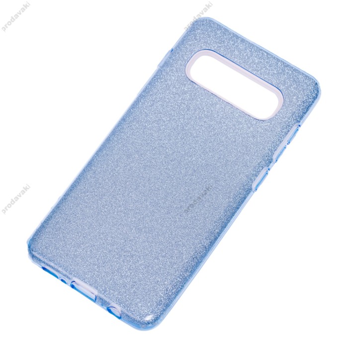 Чохол для Samsung Galaxy S10 (G973) Shining Glitter з блискітками бірюзовий