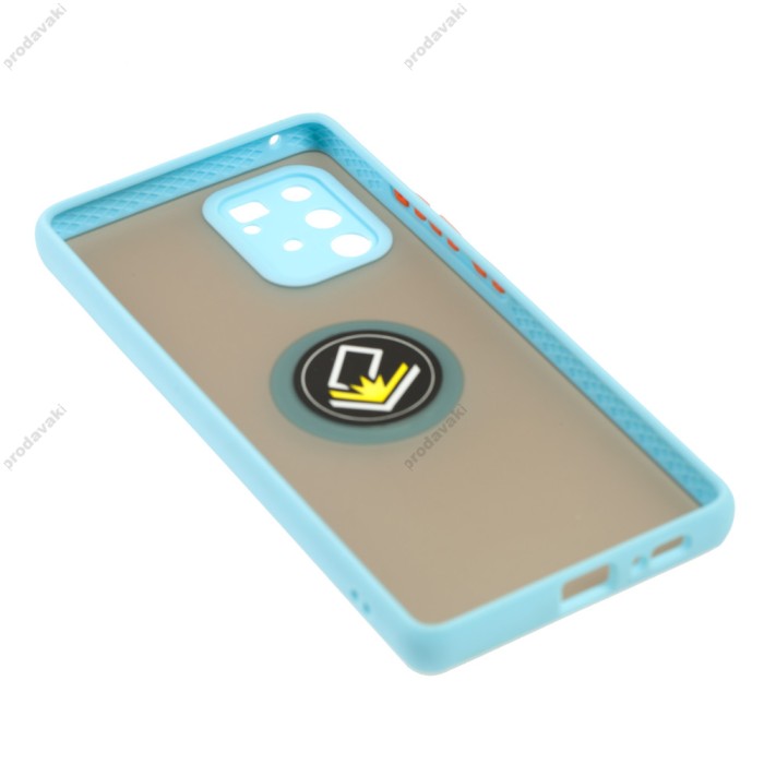 Чохол Samsung Galaxy S10 Lite (G770) / A91 LikGus Edging Ring бірюзовий