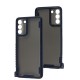 Чохол Samsung Galaxy S21+ Carbon strap blue