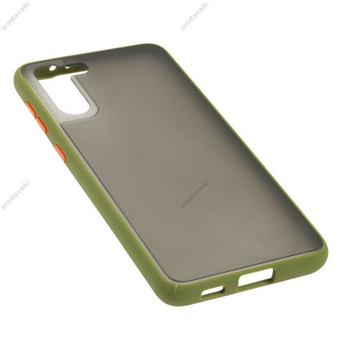 Чохол Samsung Galaxy S21+ (G996) LikGus Maxshield зелений