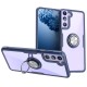 Чохол Samsung Galaxy S21+ (G996) Deen CrystalRing з кільцем темно-синій