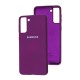 Чохол Samsung Galaxy S21+ (G996) Silicone Full фіолетовий / grape