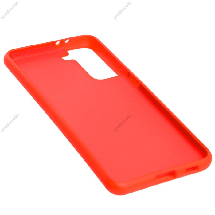Чохол Samsung Galaxy S21+ (G996) Silicone Full червоний