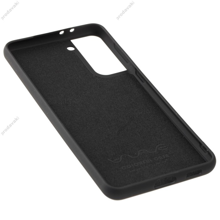 Чохол Samsung Galaxy S21+ (G996) Wave colorful чорний