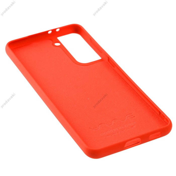 Чохол Samsung Galaxy S21+ (G996) Wave colorful червоний