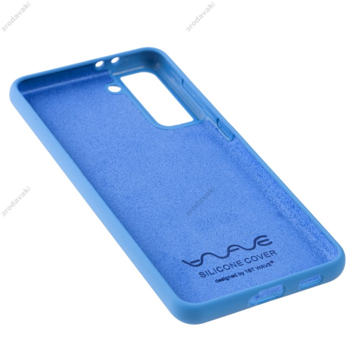Чохол Samsung Galaxy S21+ (G996) Wave Full синій / blue