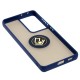 Чохол Samsung Galaxy S21 Ultra (G998) LikGus Edging Ring синій
