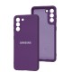 Чохол Samsung Galaxy S21 (G991) Silicone Full camera фіолетовий / purple