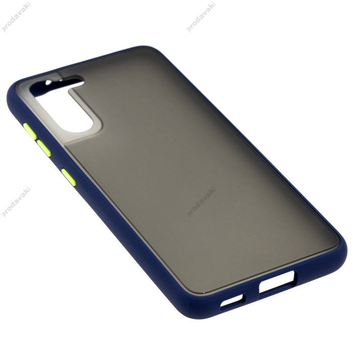 Чохол Samsung Galaxy S21 (G991) LikGus Maxshield синій