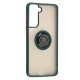 Чохол Samsung Galaxy S21 (G991) LikGus Edging Ring оливковий