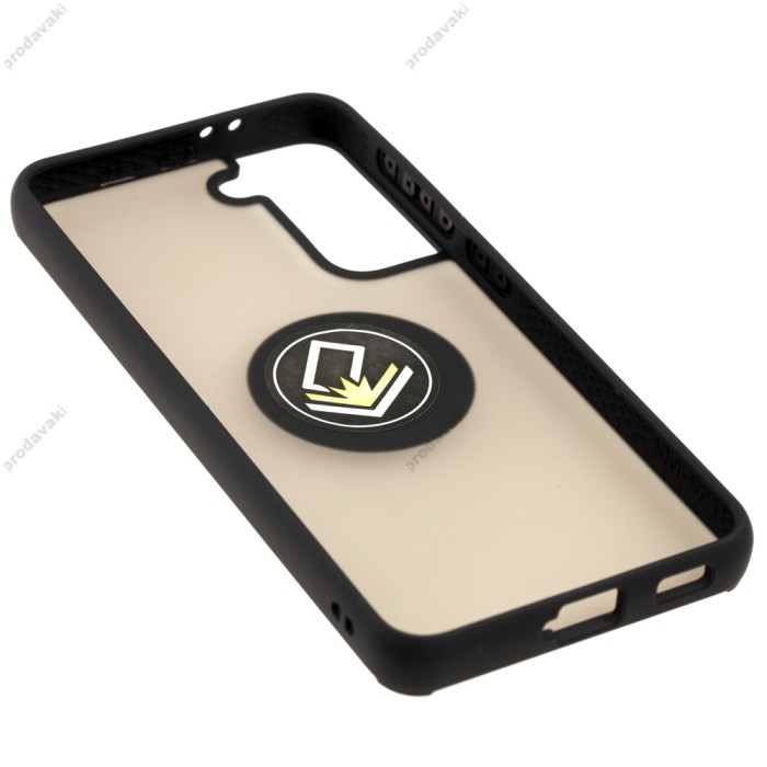 Чохол Samsung Galaxy S21 (G991) LikGus Edging Ring чорний
