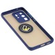 Чохол Samsung Galaxy S20 Ultra (G988) LikGus Edging Ring синій