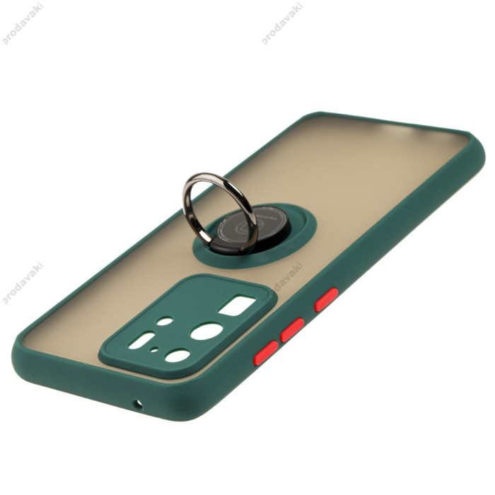 Чохол Samsung Galaxy S20 Ultra (G988) LikGus Edging Ring оливковий