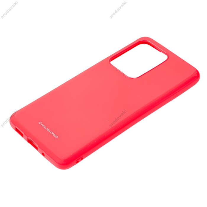 Чохол Samsung Galaxy S20 Ultra (G988) Molan Cano Jelly глянець рожевий