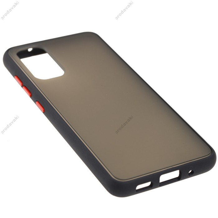 Чохол Samsung Galaxy S20 (G980) LikGus Maxshield чорний / червоний