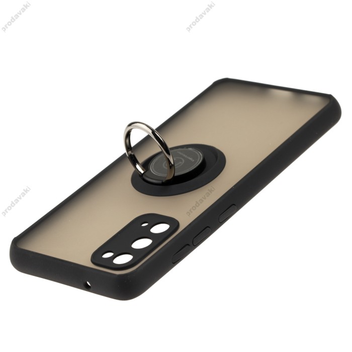 Чохол Samsung Galaxy S20 (G980) LikGus Edging Ring чорний