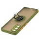 Чохол Samsung Galaxy S20 (G980) LikGus Edging Ring зелений